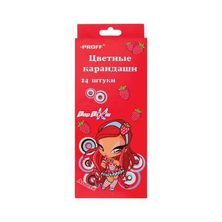 Карандаши цветные Proff 24 шт.