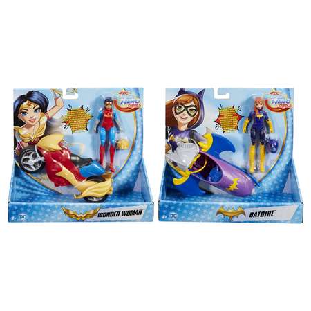 Набор игровой DC Hero Girls Фигурка с мотоциклом в ассортименте DVG72