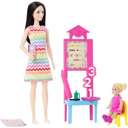 Кукла модельная Barbie Кем быть? Учительница