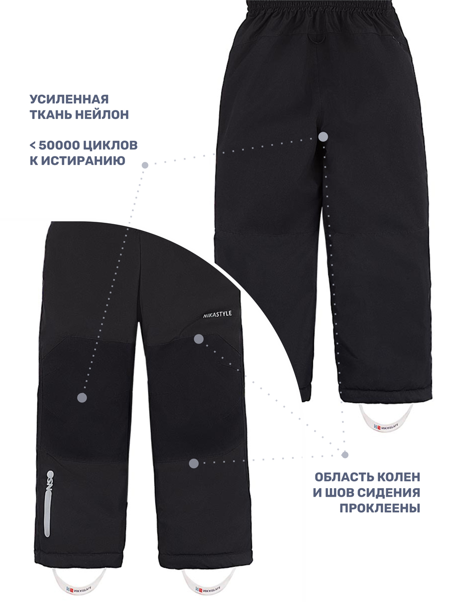 Полукомбинезон NIKASTYLE 3з5024 черный - фото 8