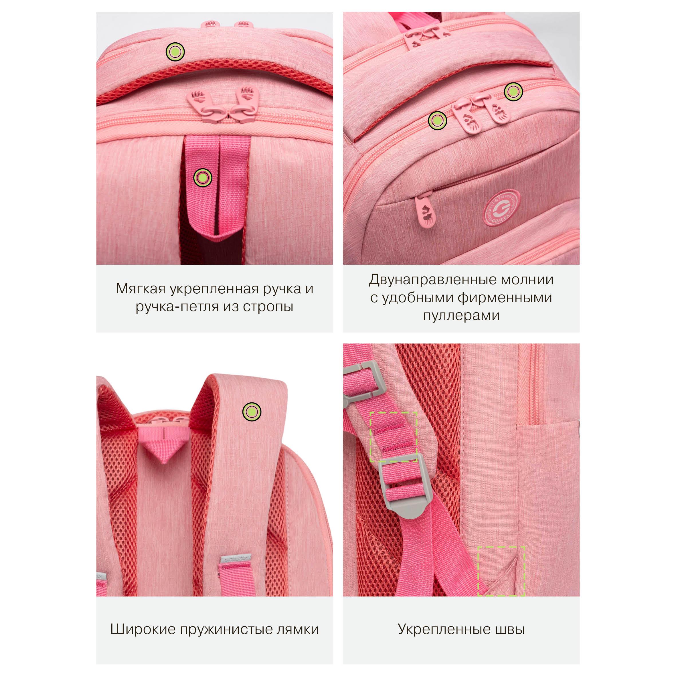 Рюкзак Grizzly для девочки - фото 11