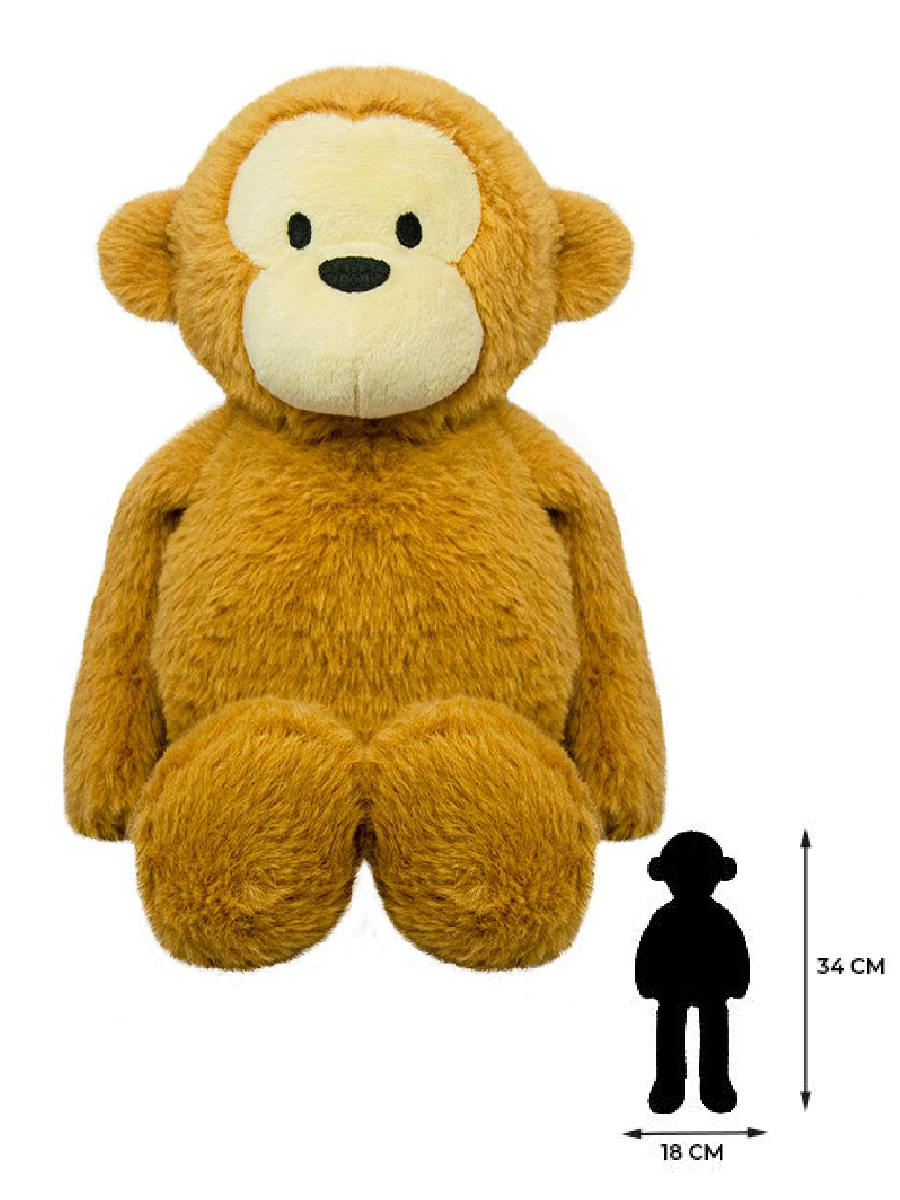 Мягкая игрушка All About Nature Обезьяна Животный мир - фото 4