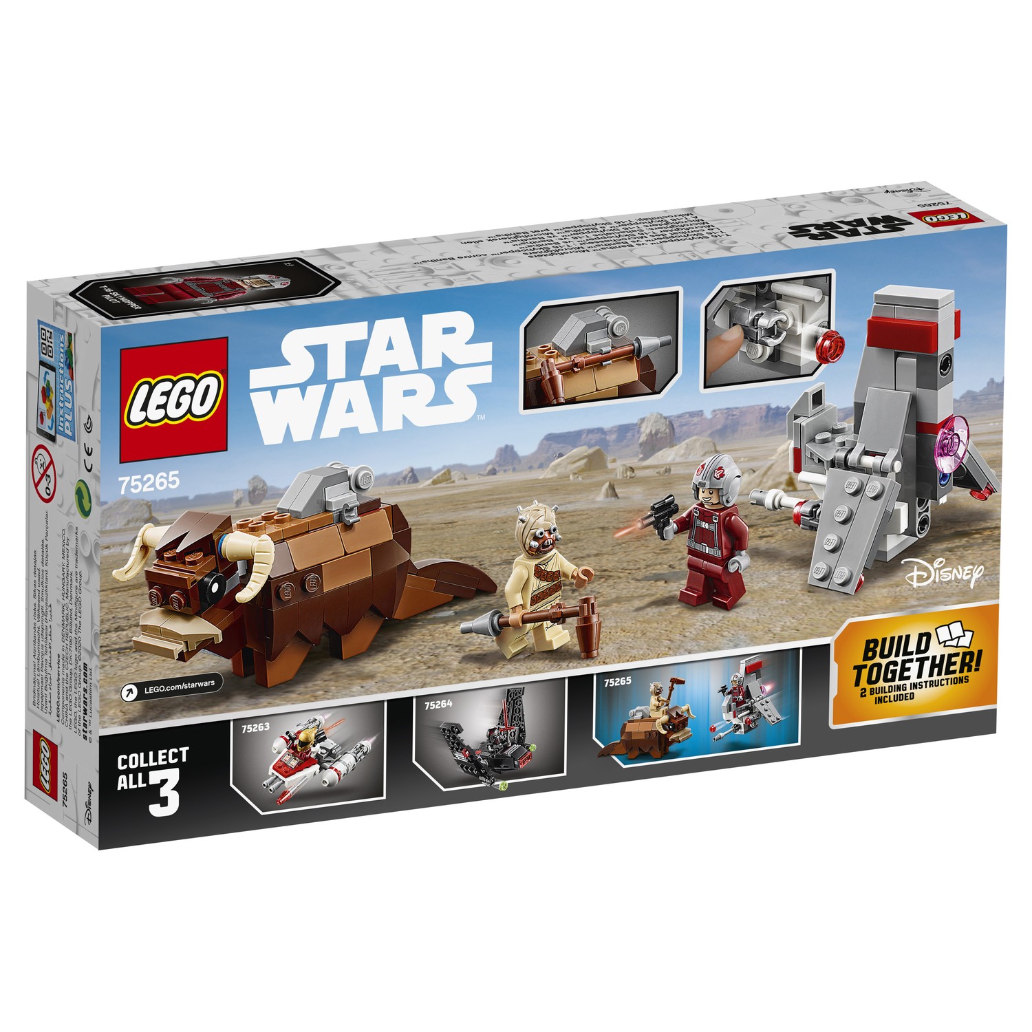 Конструктор LEGO Star Wars Скайхоппер T-16 против Банты блочный - фото 3
