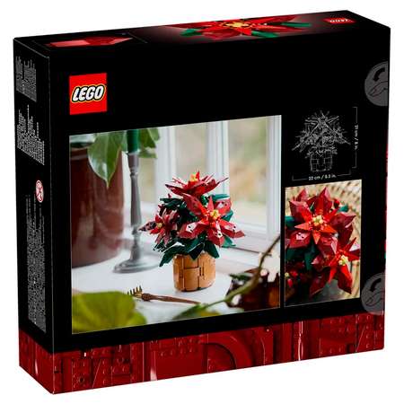 Конструктор LEGO Icons Пуансеттия блочный