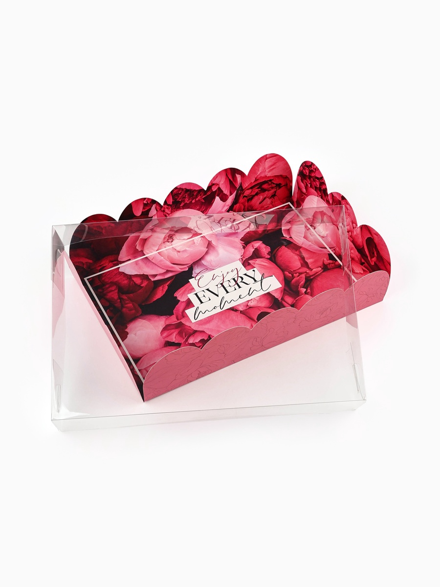 Коробка подарочная Дарите Счастье с PVC-крышкой Enjoy every moment - фото 2