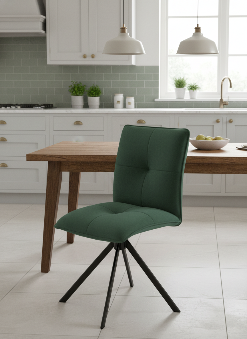 Изображение товара Стул TETCHAIR велюр изумруд - комфорт и стиль, 120 кг