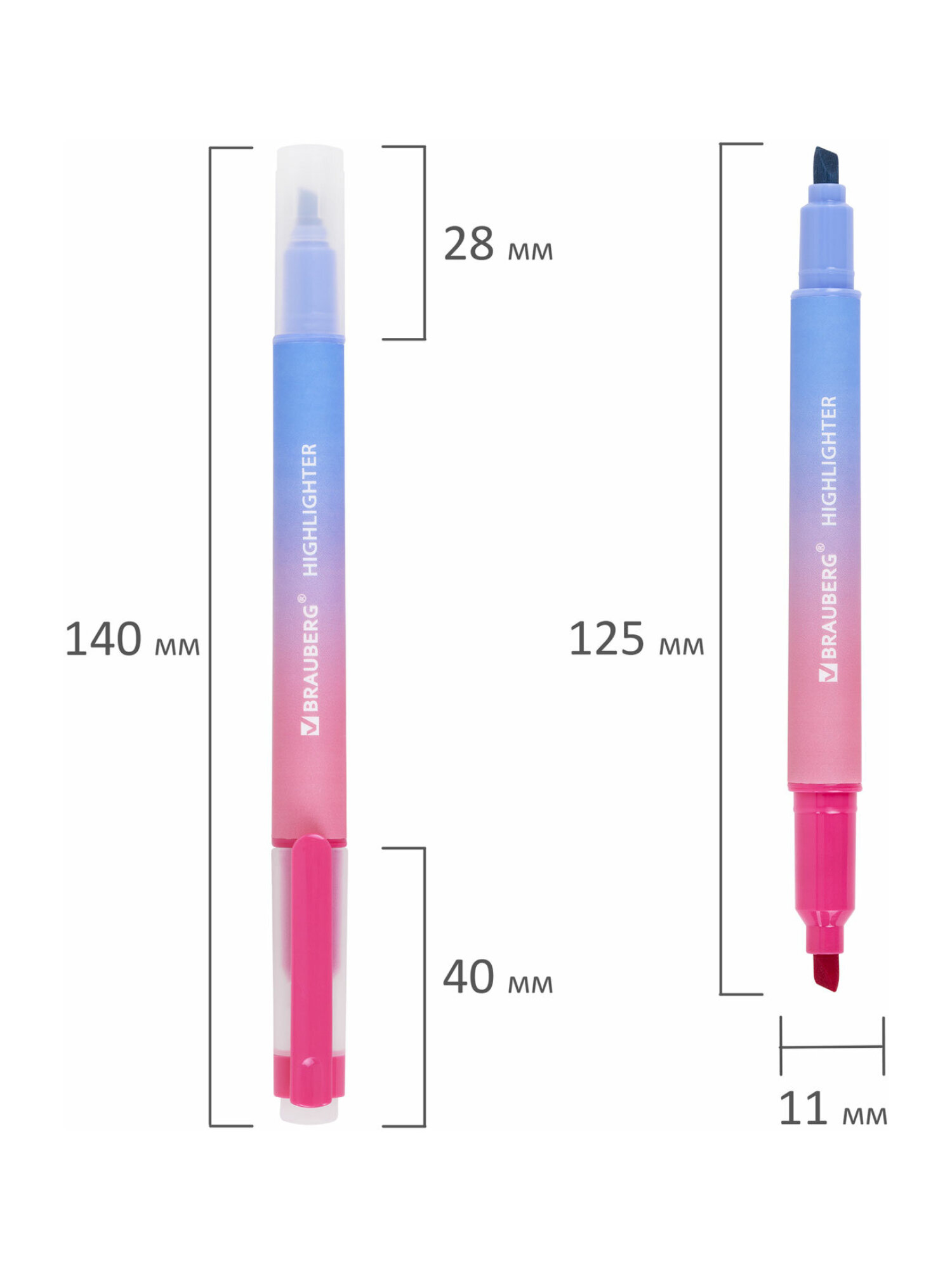Текстовыделители Brauberg 8 шт. - фото 18