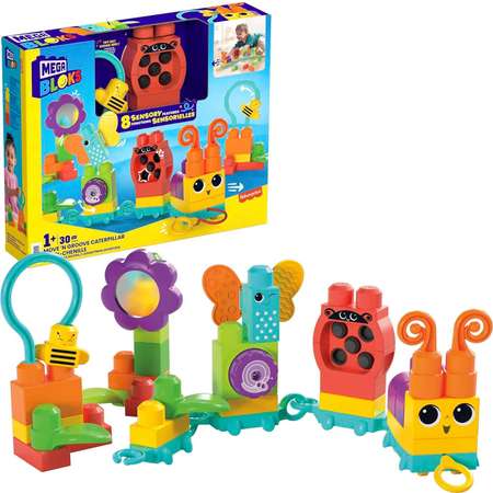 Конструктор Mega Bloks Move n Groove Caterpillar блочный