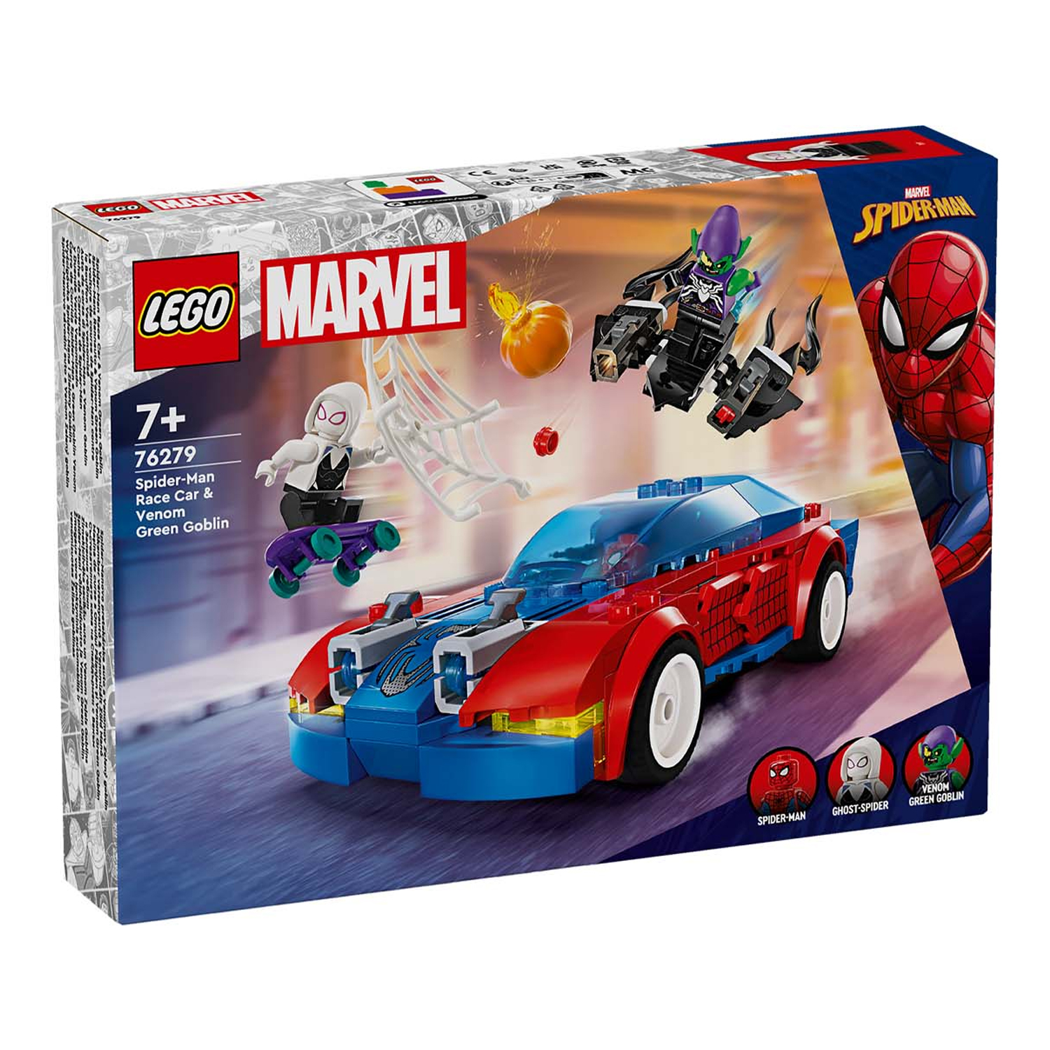 Конструктор LEGO Marvel Super Heroes Машина Человека-паука блочный - фото 6