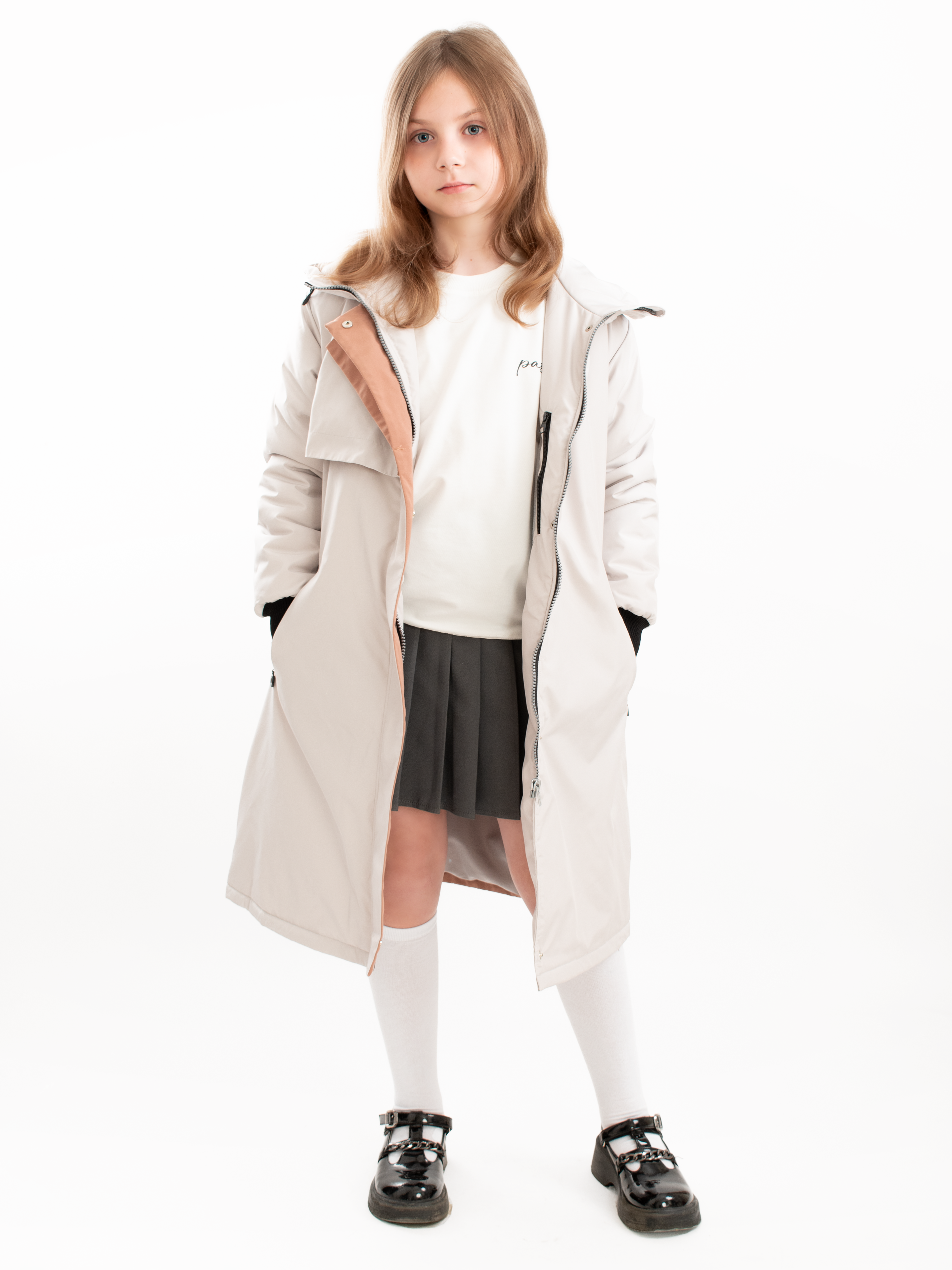 Пальто AllisZhuk 00_150_476/жемчужный - фото 12