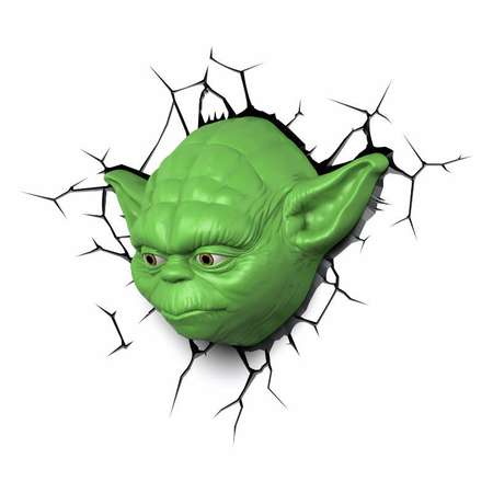 Светильник 3D 3DLightFx Star Wars Yoda Face