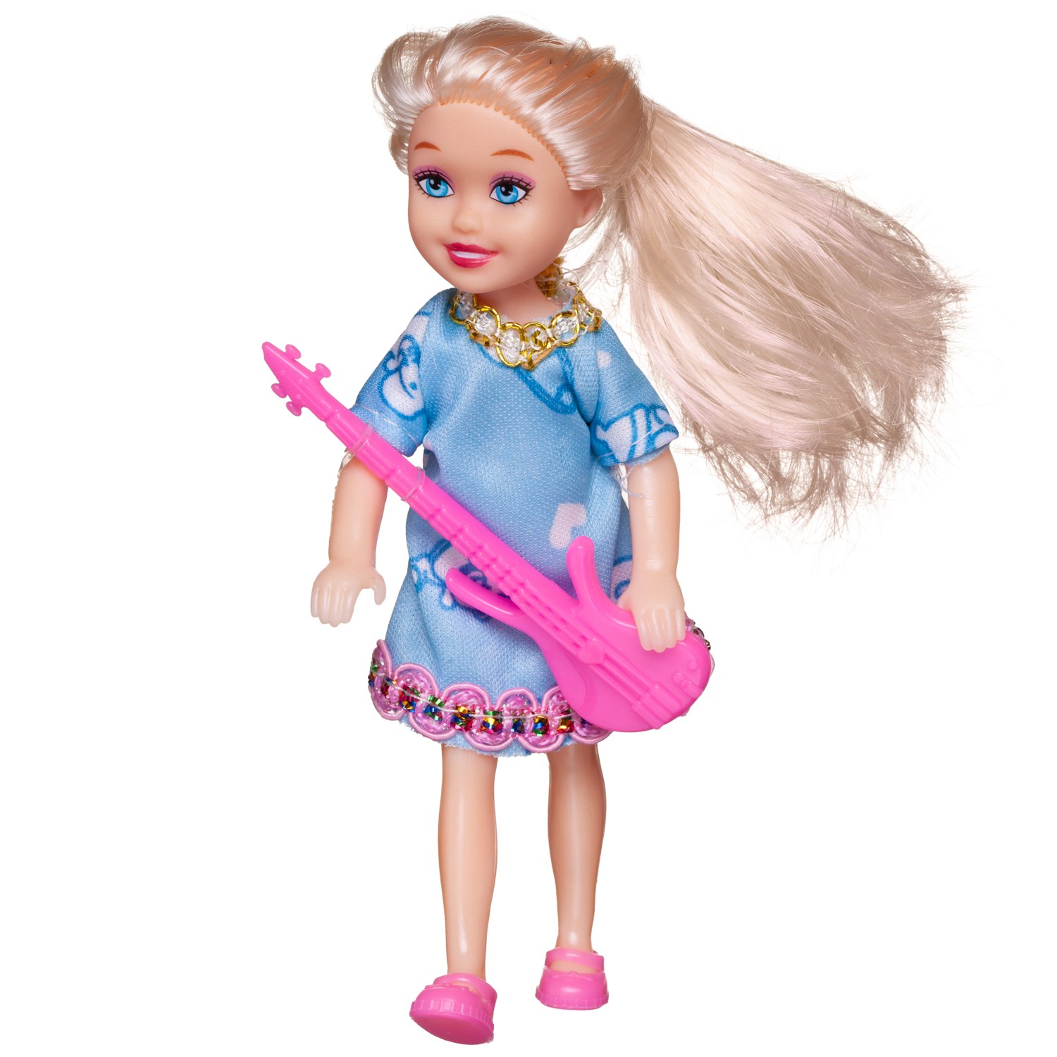 Кукла модельная Abtoys Brilliance Fair PT-01831/голубое - фото 4