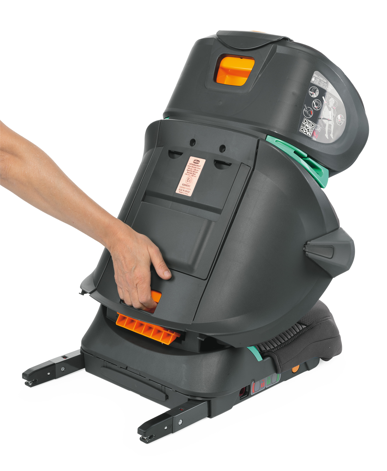 Автокресло Chicco Fold and Go Air Graphite Isofix 1/2/3 (9-36 кг) - фото 2