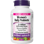 БАД Webber naturals Женский ежедневный пробиотик 507 мг 30 капсул