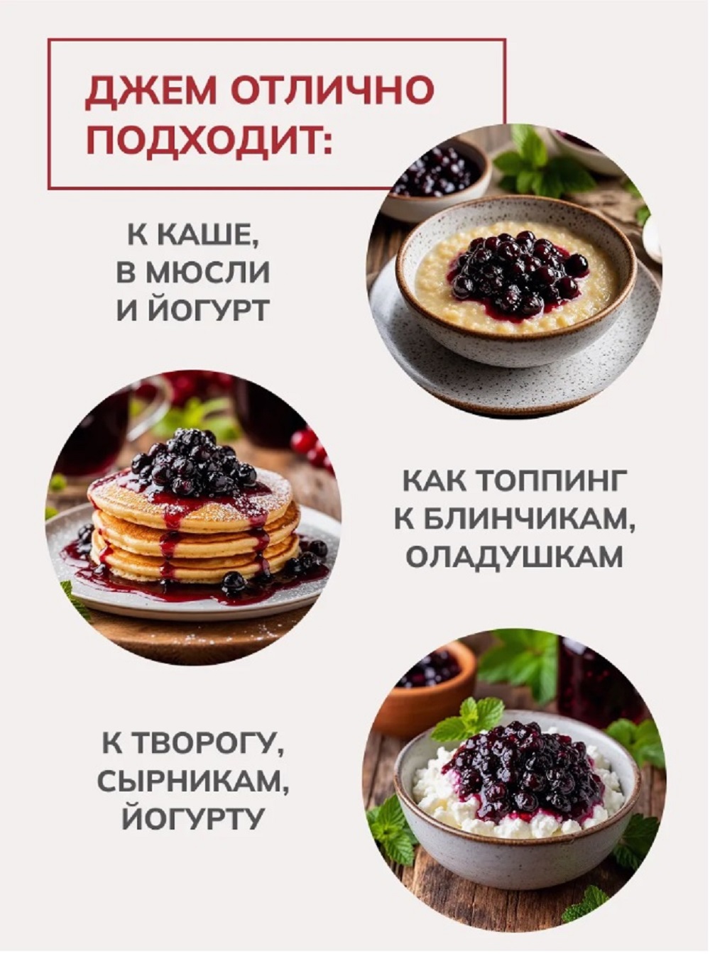 Джем Ноль грамм без сахара низкокалорийный чёрная смородина - фото 3