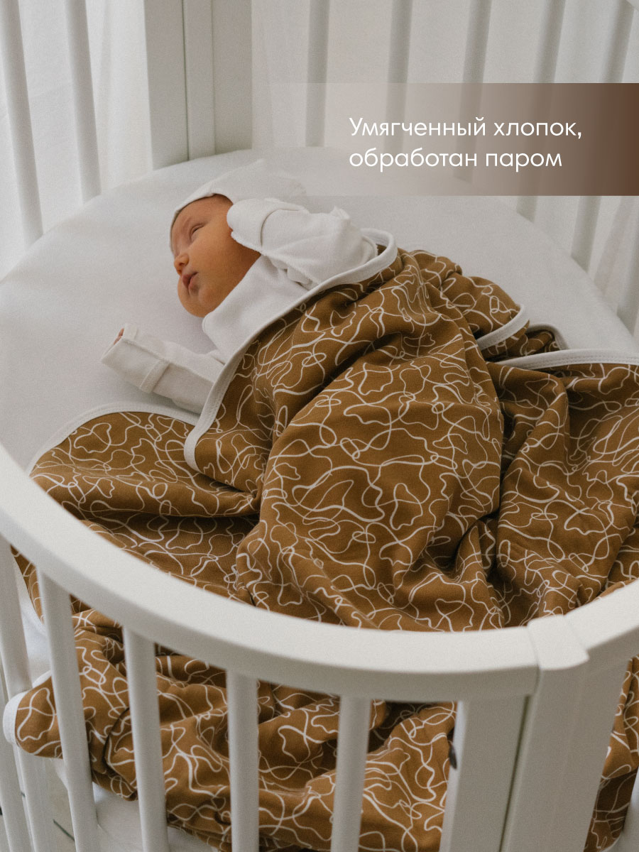 Пелёнка OLANT BABY Summer sunsets трикотаж 90х90 см - фото 2