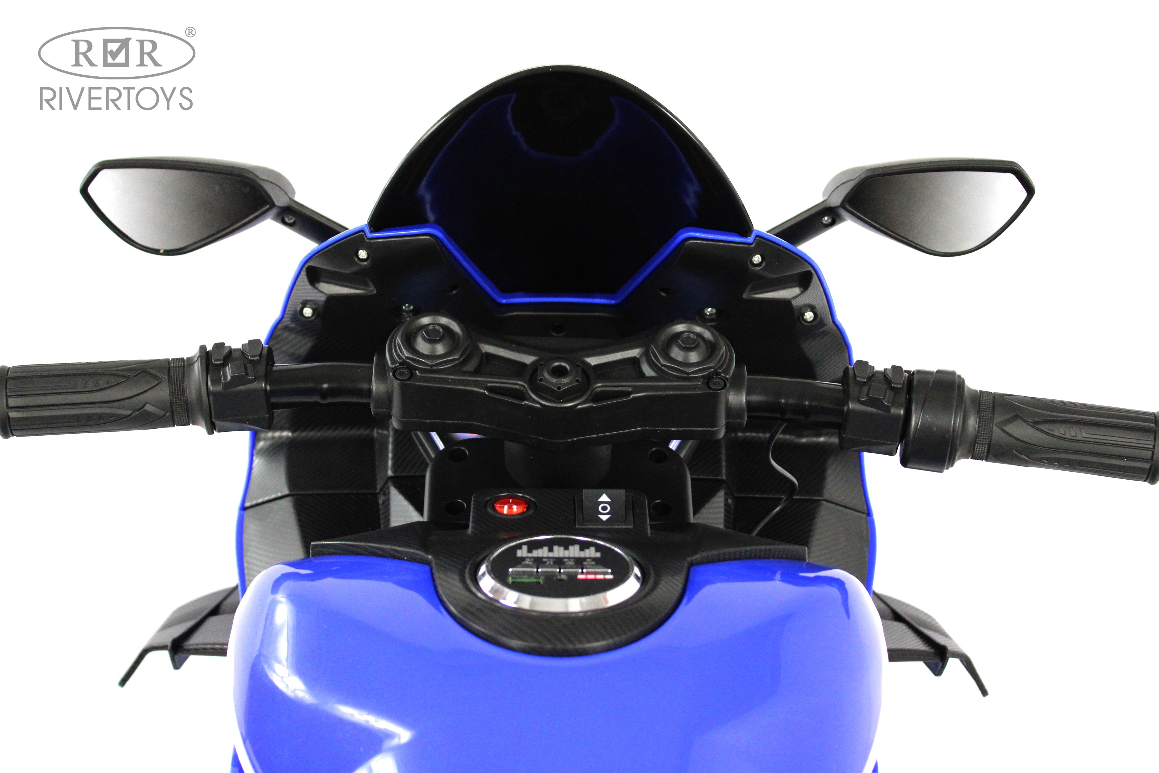 Электромотоцикл RIVERTOYS М777БХ-BLUE - фото 9