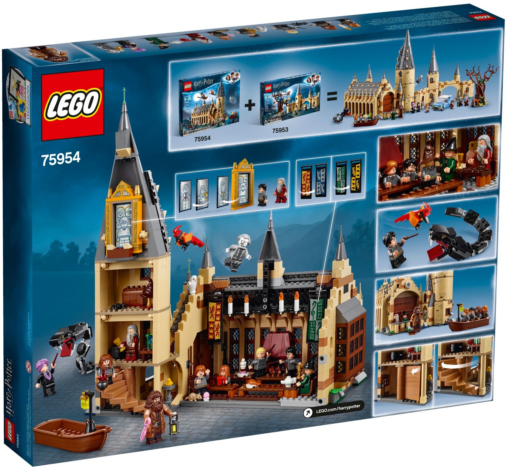 Конструктор LEGO Harry Potter 75954 878 дет. - фото 5