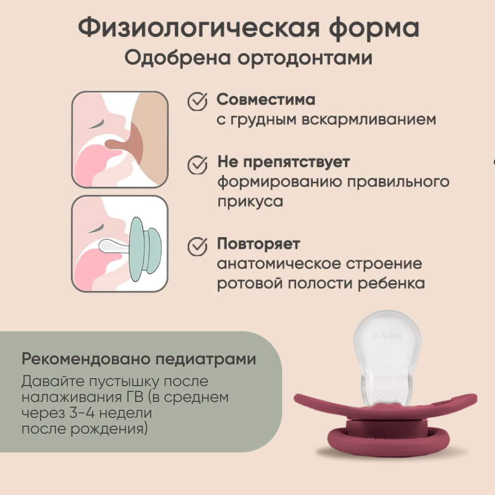 Пустышка Paomma силикон 2 шт. - фото 4