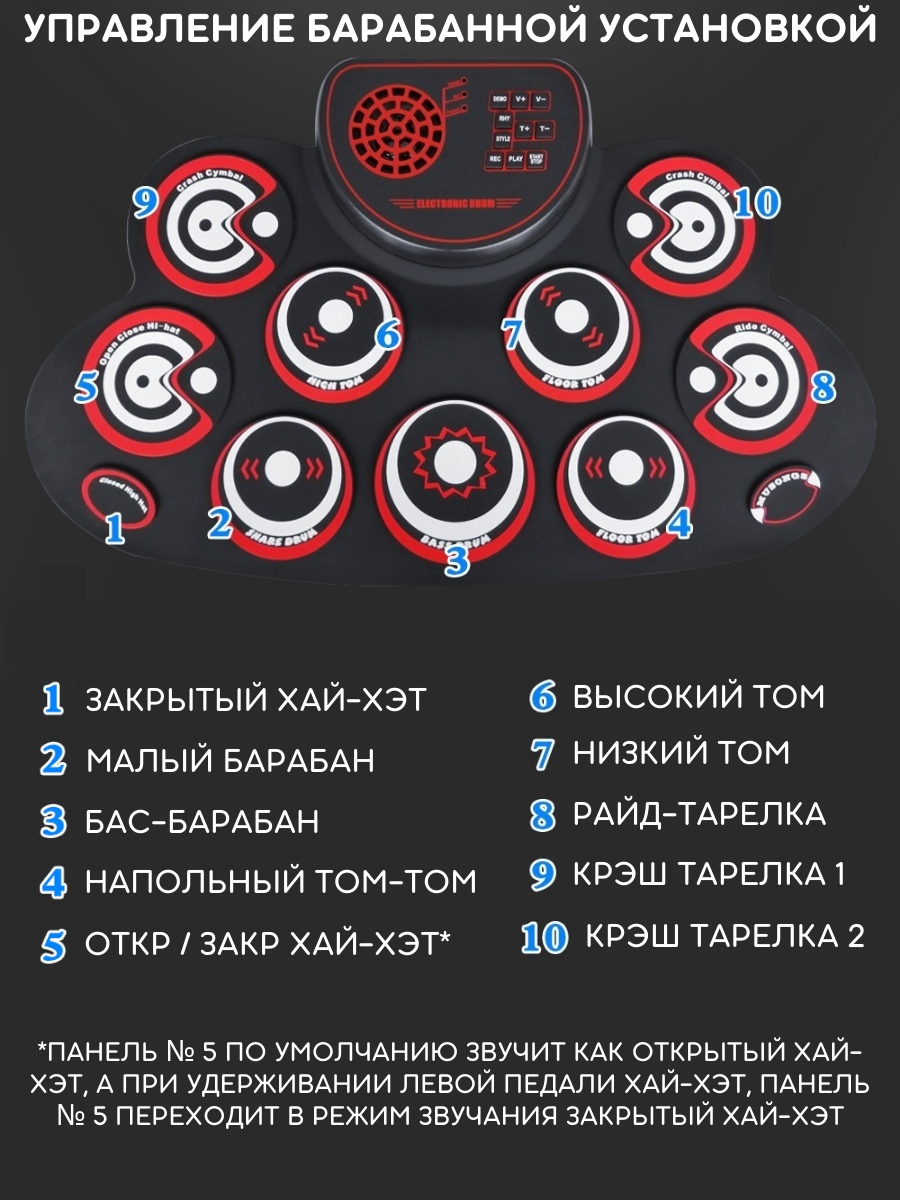 Игрушка музыкальная Игройs барабаны - фото 4