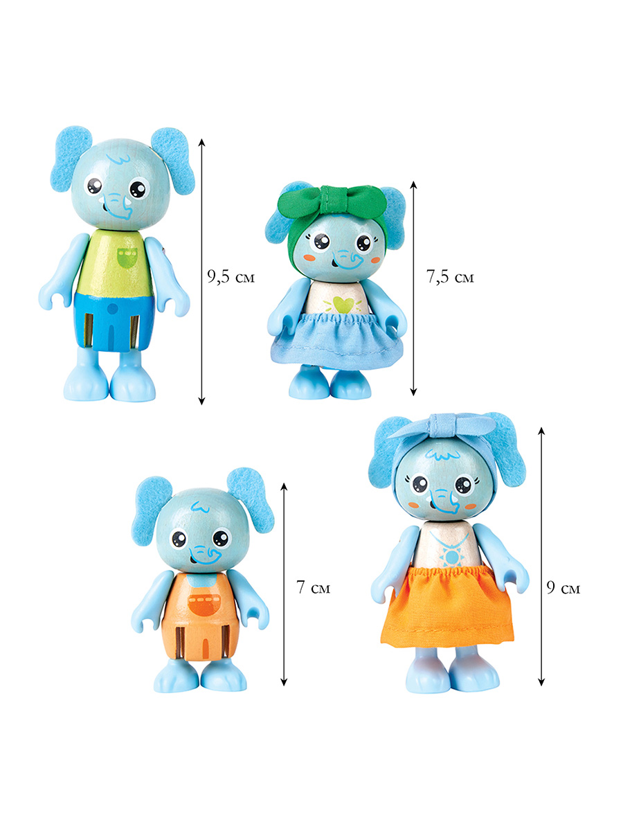 Фигурка Hape Семья слонов - фото 6