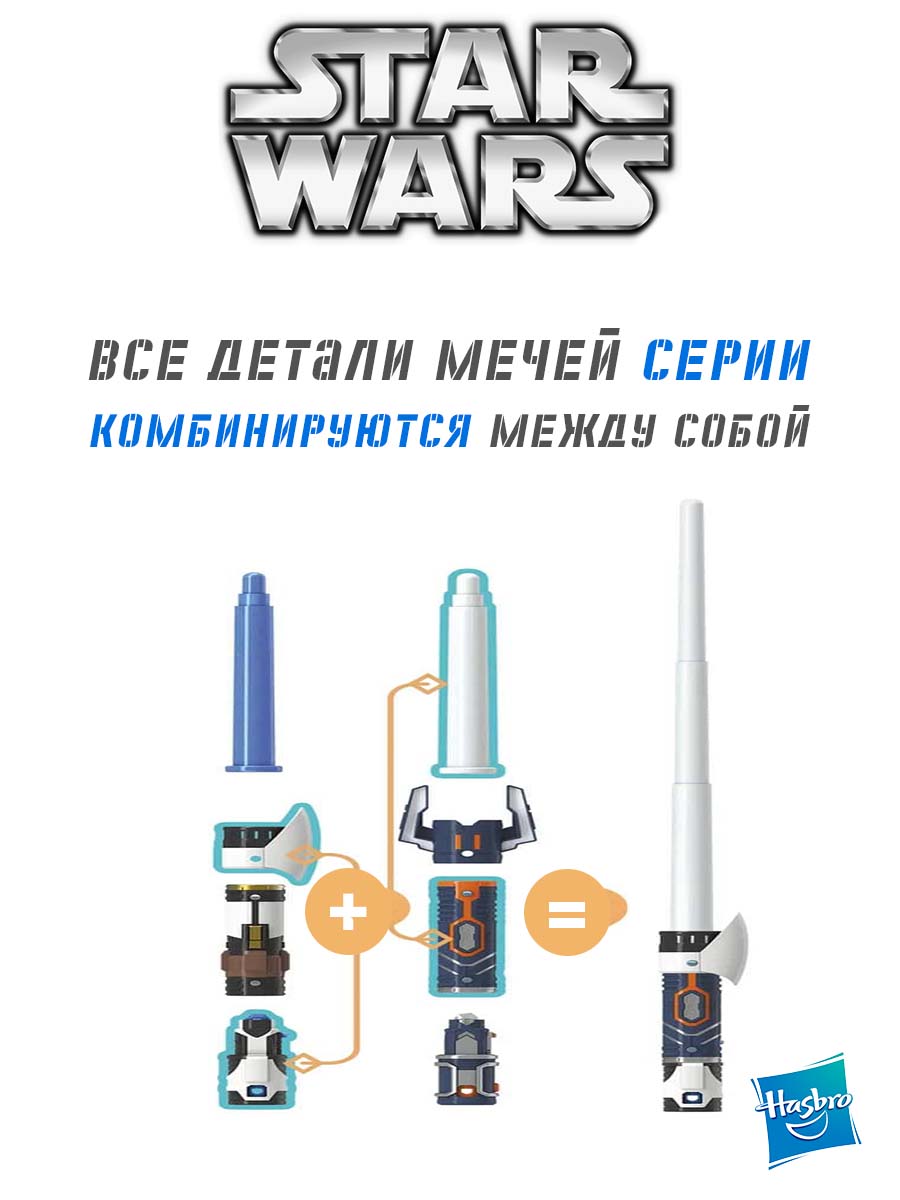 Меч Hasbro Star Wars выдвижной Wan Kenobi - фото 3