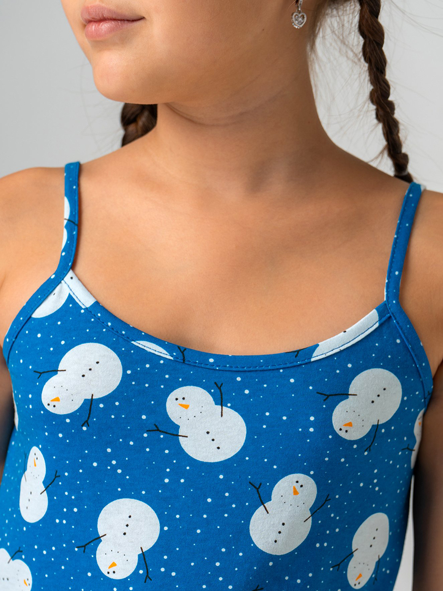 Пижама HappyFox HF410SPснеговики.на.синем - фото 4