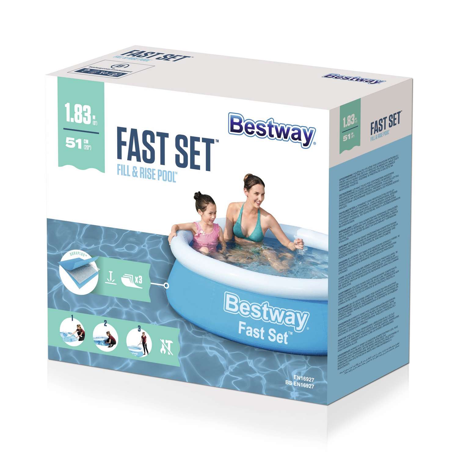 Бассейн Bestway Fast Set 57392 - фото 2