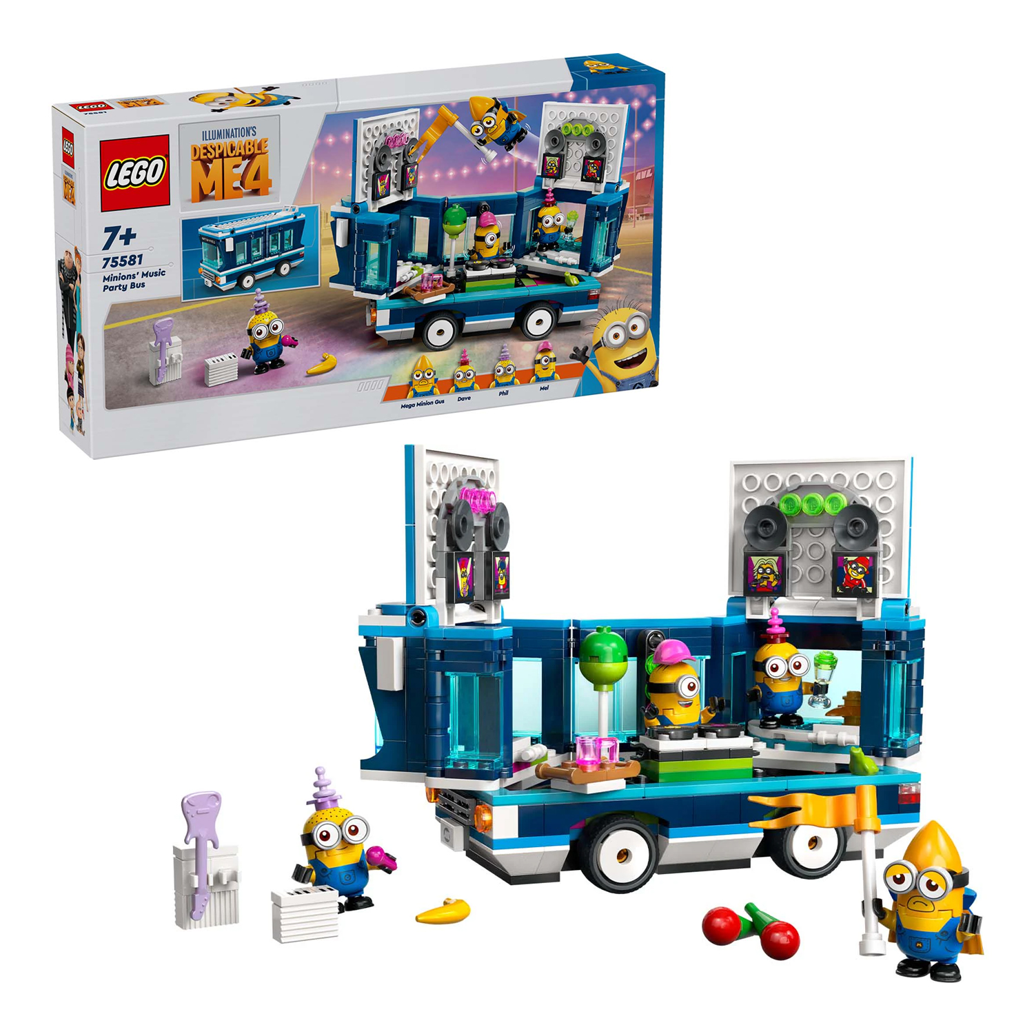 Конструктор LEGO Minions Автобус вечеринки миньонов 379 дет. - фото 1