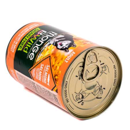 Корм для собак MONGE BWild Grain free из лосося с тыквой и кабачками консервированный 400г