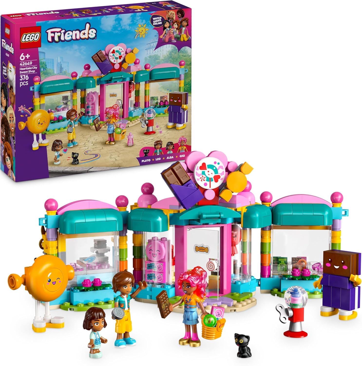 Конструктор LEGO Friends Кондитерская Хартлейк Сити блочный - фото 1