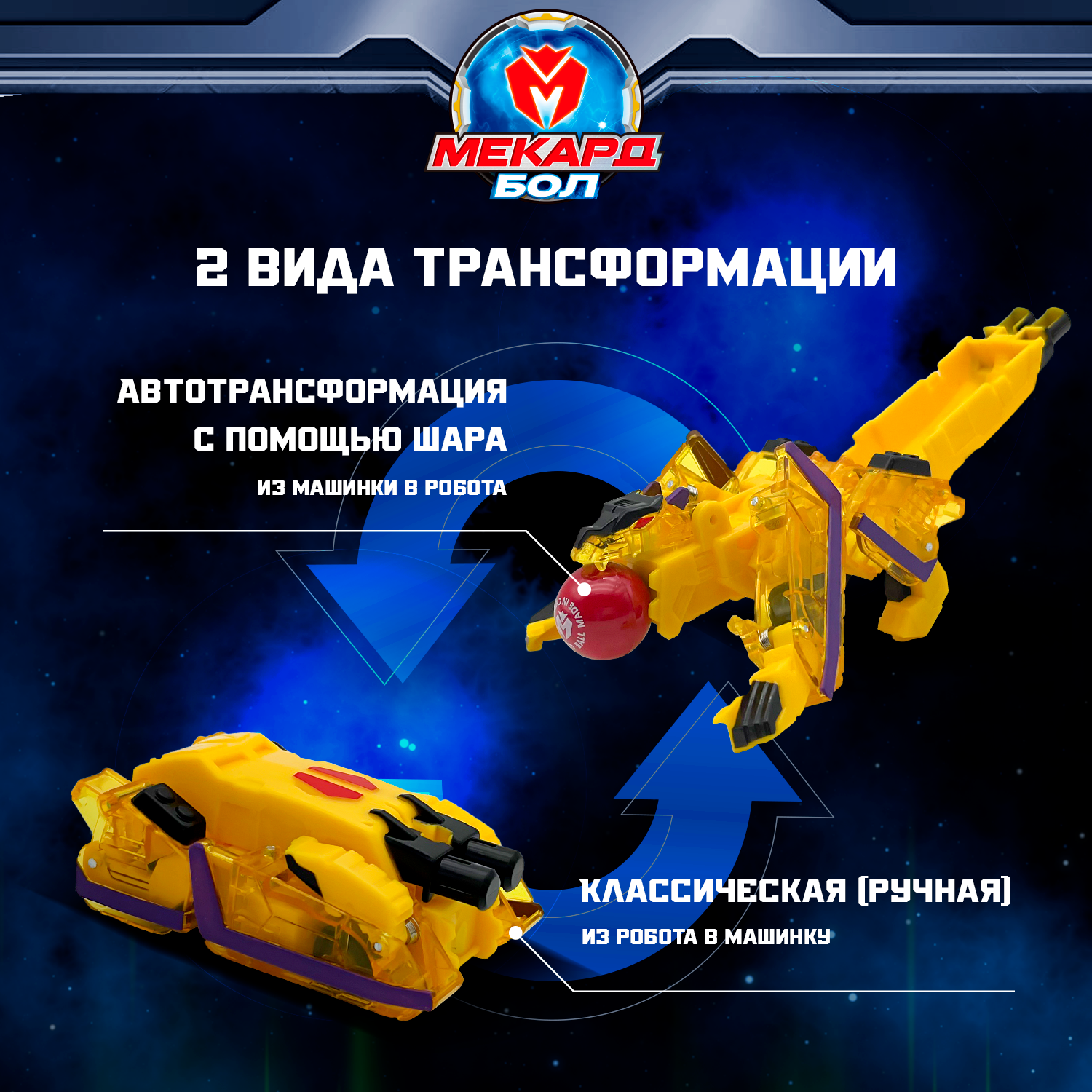 Игровой набор Мекард Бол Робоволк - фото 2
