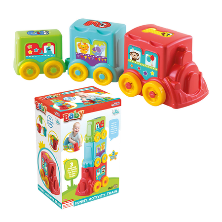 Игрушка Dede пирамидка Чудо-паровозик
