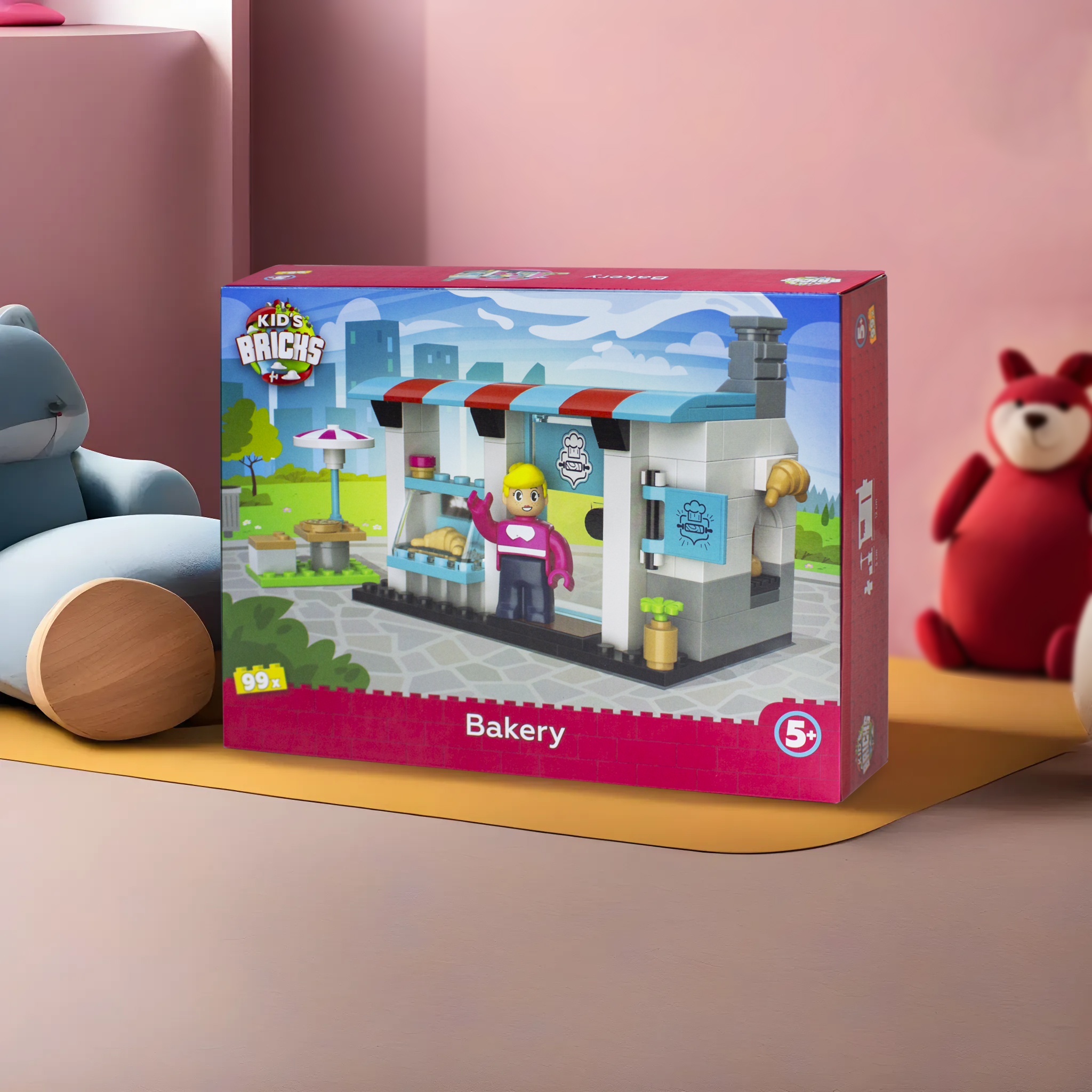 Конструктор kids bricks Пекарня 99 дет. - фото 5