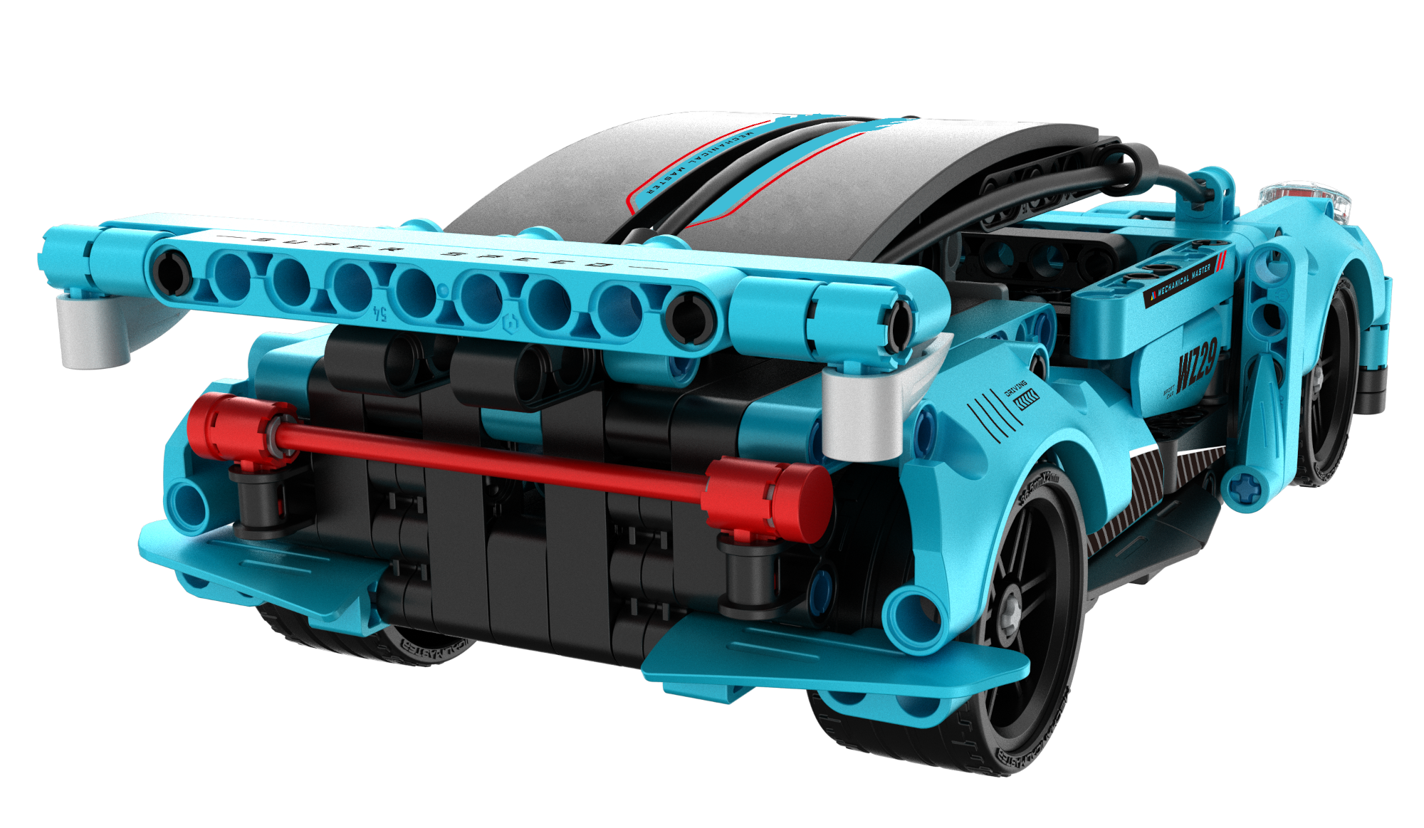 Конструктор Im.Master Синий спорткар 2в1 293 дет. - фото 2