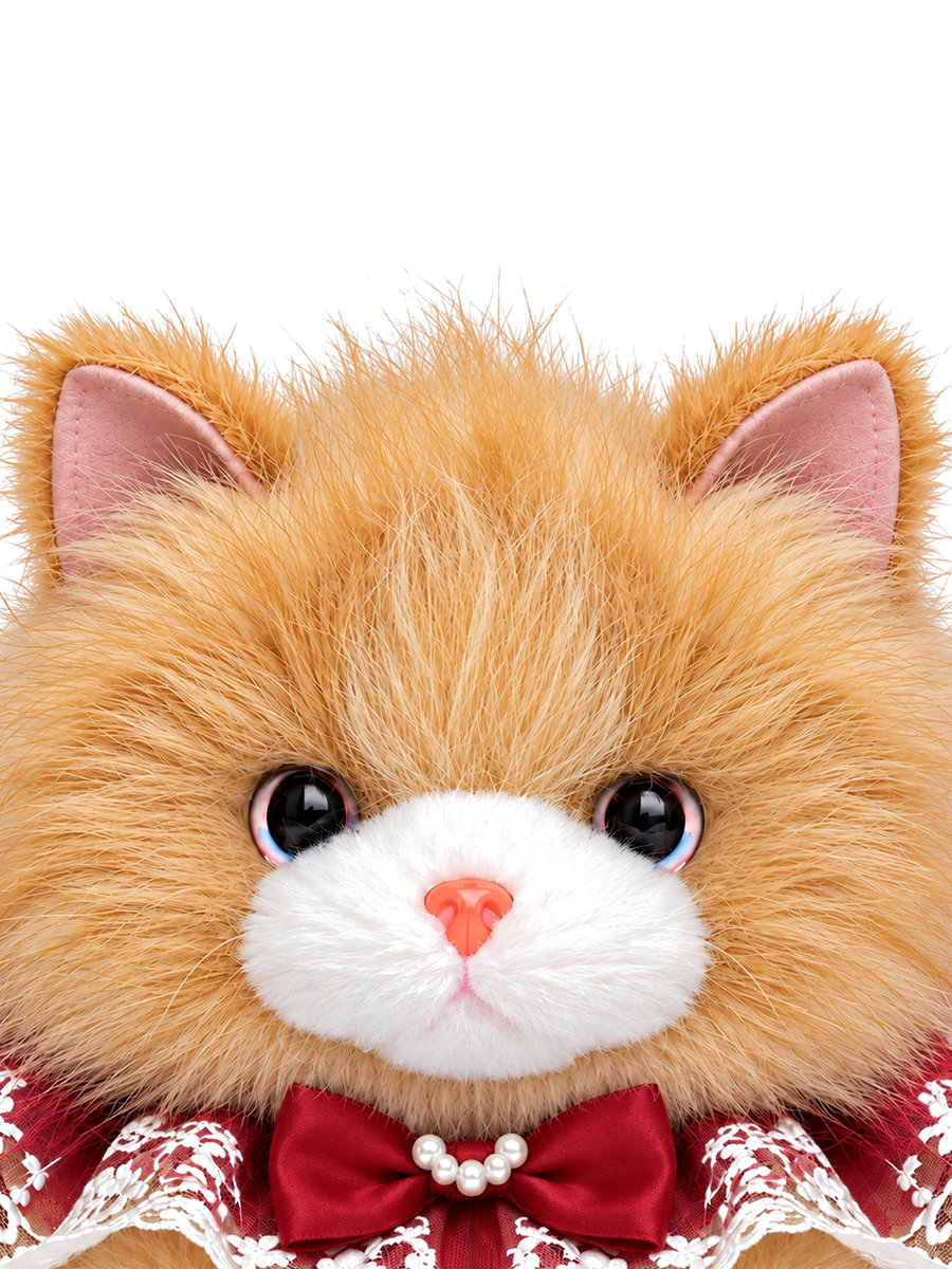 Мягкая игрушка Maxitoys Кошечка рыжая 43 см - фото 3