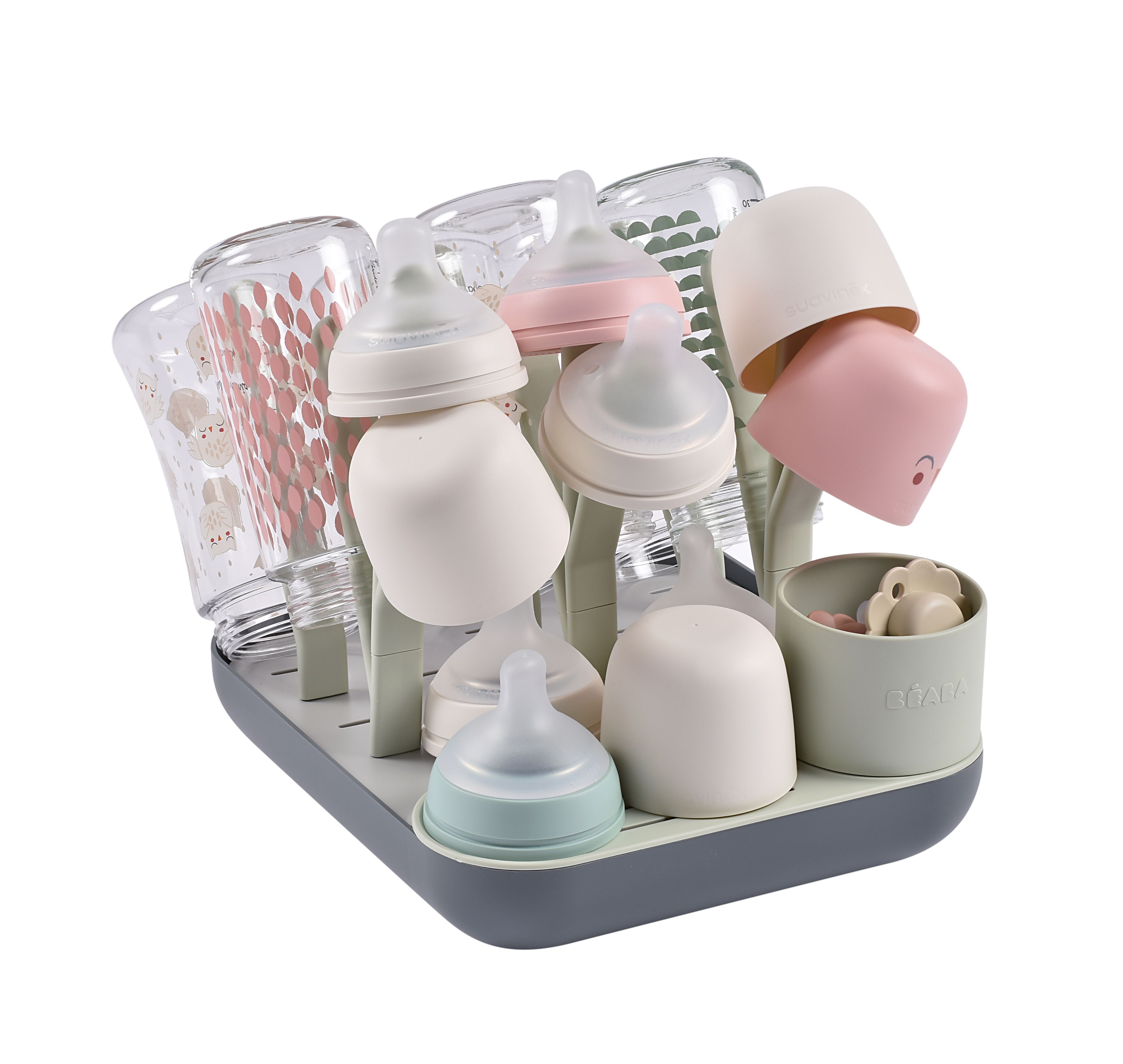 Сушилка BEABA для детских бутылочек серая - фото 9