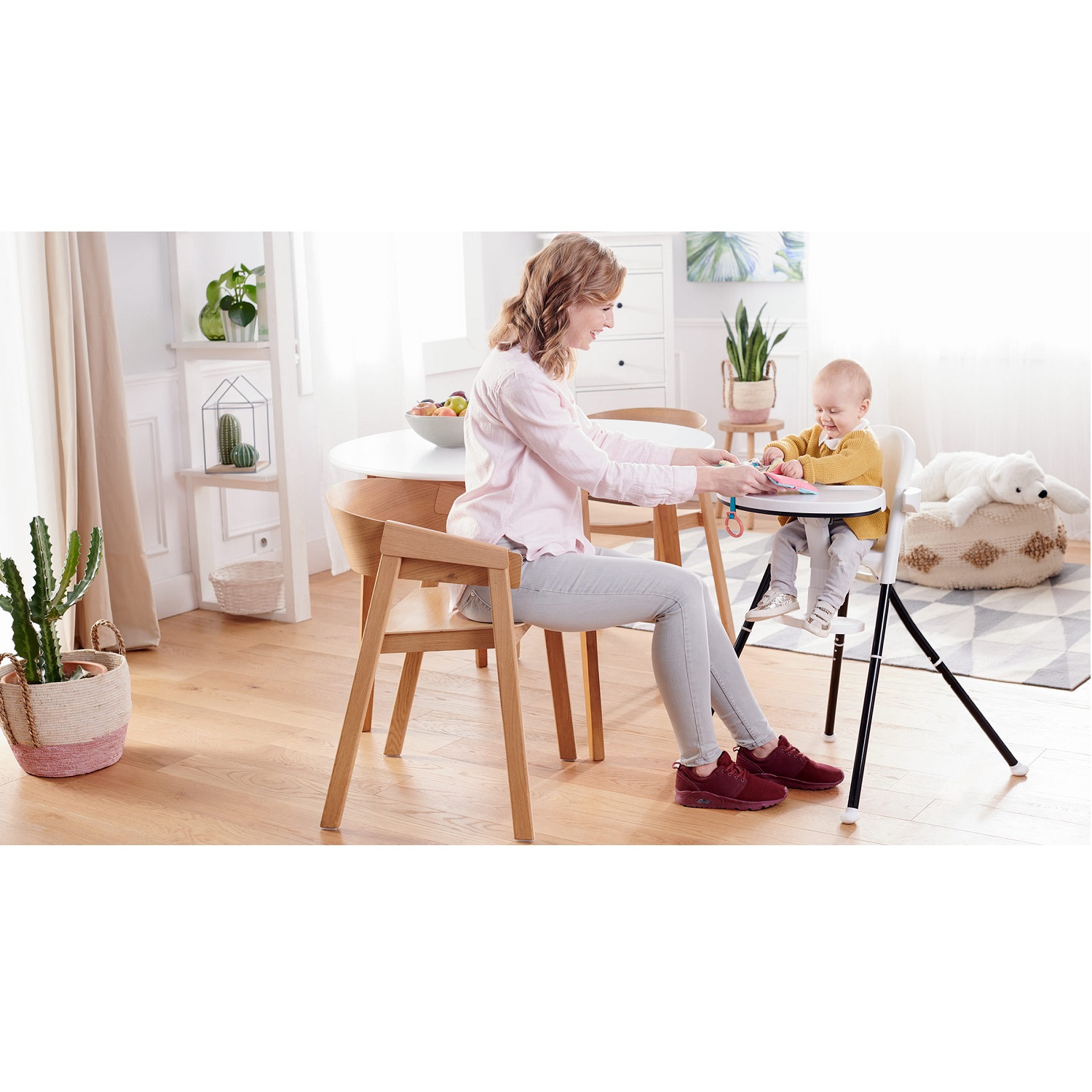 Стульчик для кормления Kinderkraft Pini Grey трансформер - фото 18
