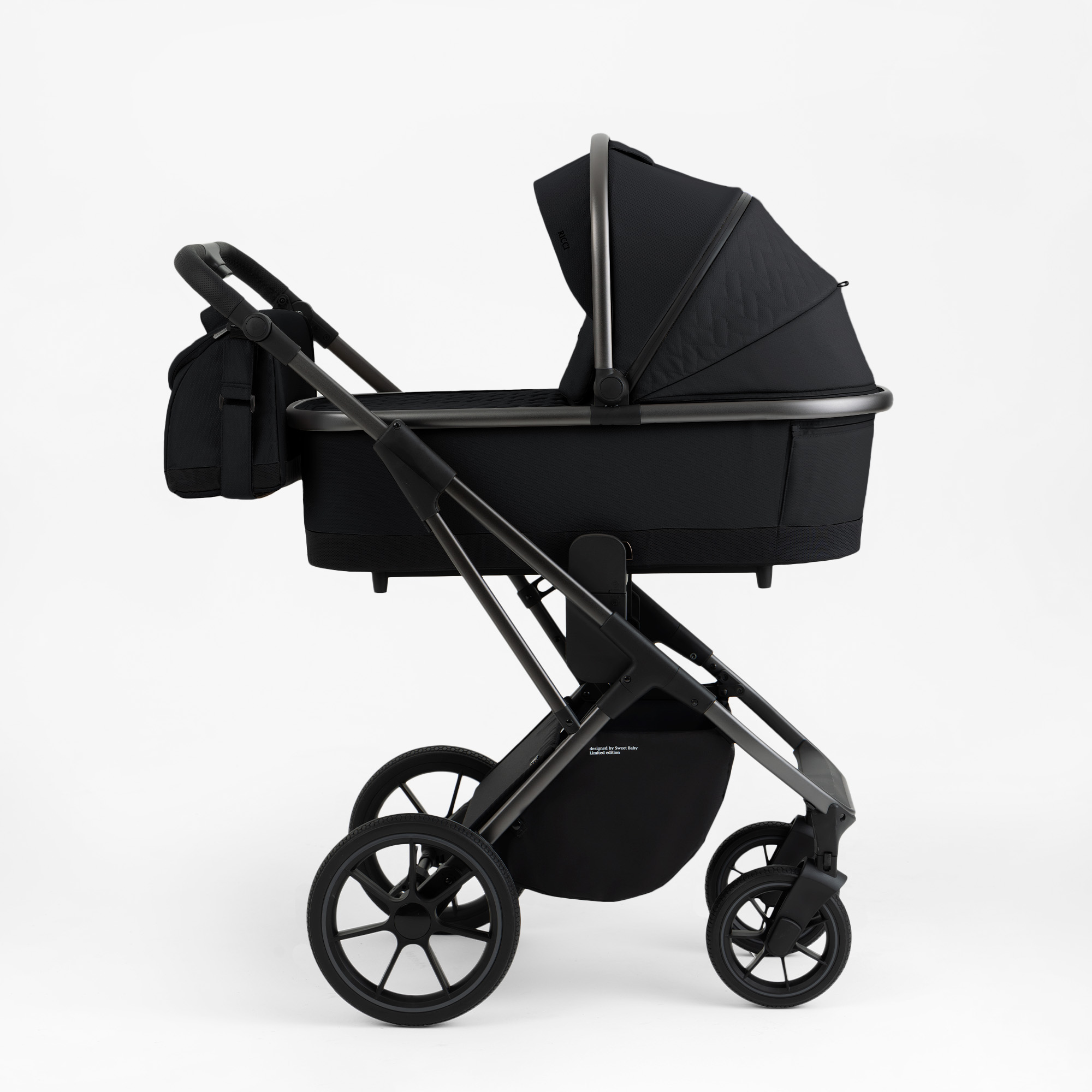 Коляска 2в1 Sweet Baby Ricci Black черный - фото 21