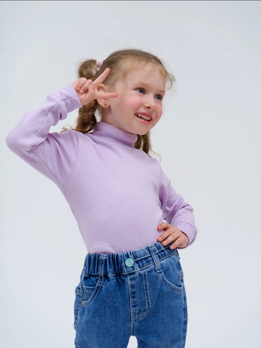 Водолазка TOTEMFOX 231КН2F/сиреневый меланж - фото 2