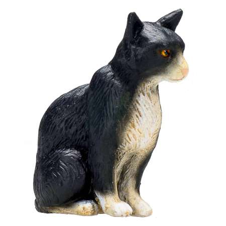 Фигурка KONIK Кошка чёрно-белая