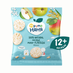 Хлебцы ФрутоНяня рисовые яблоко с 12 мес 30 г