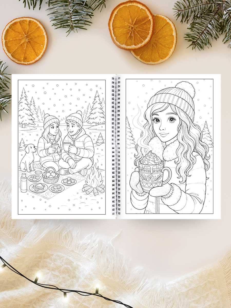 Раскраска-антистресс Проф-Пресс Новый год. А5. на гребне - фото 5