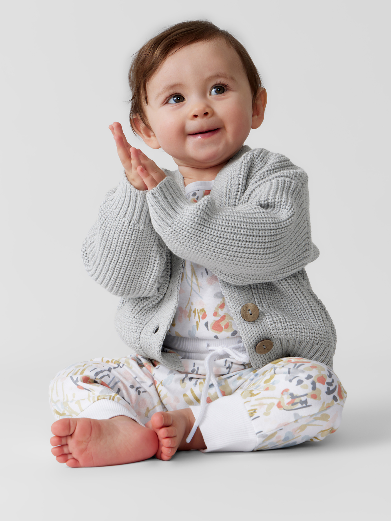 Кардиган Happy Baby 88582-0_light-grey - фото 7