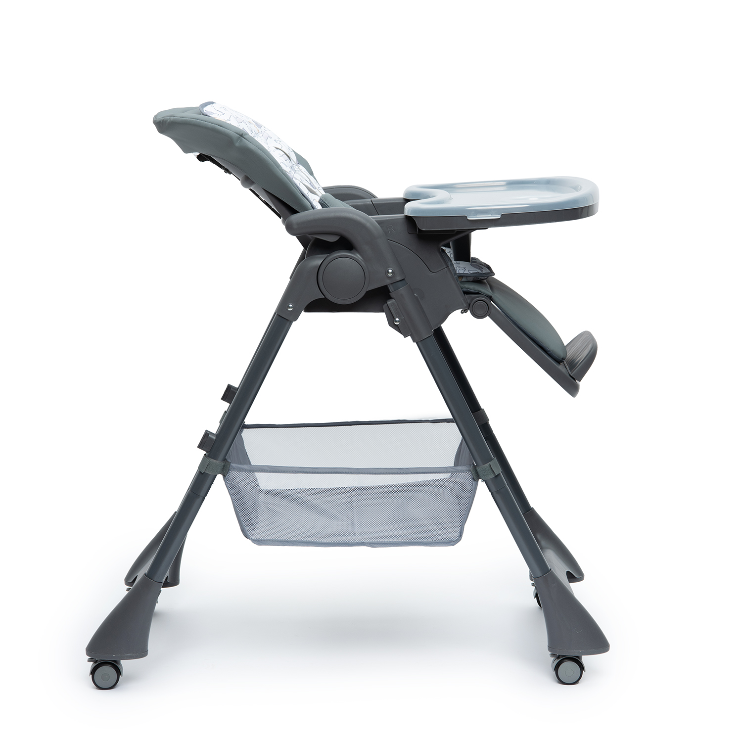 Стульчик для кормления BabyGo Sweet Meals серый - фото 9