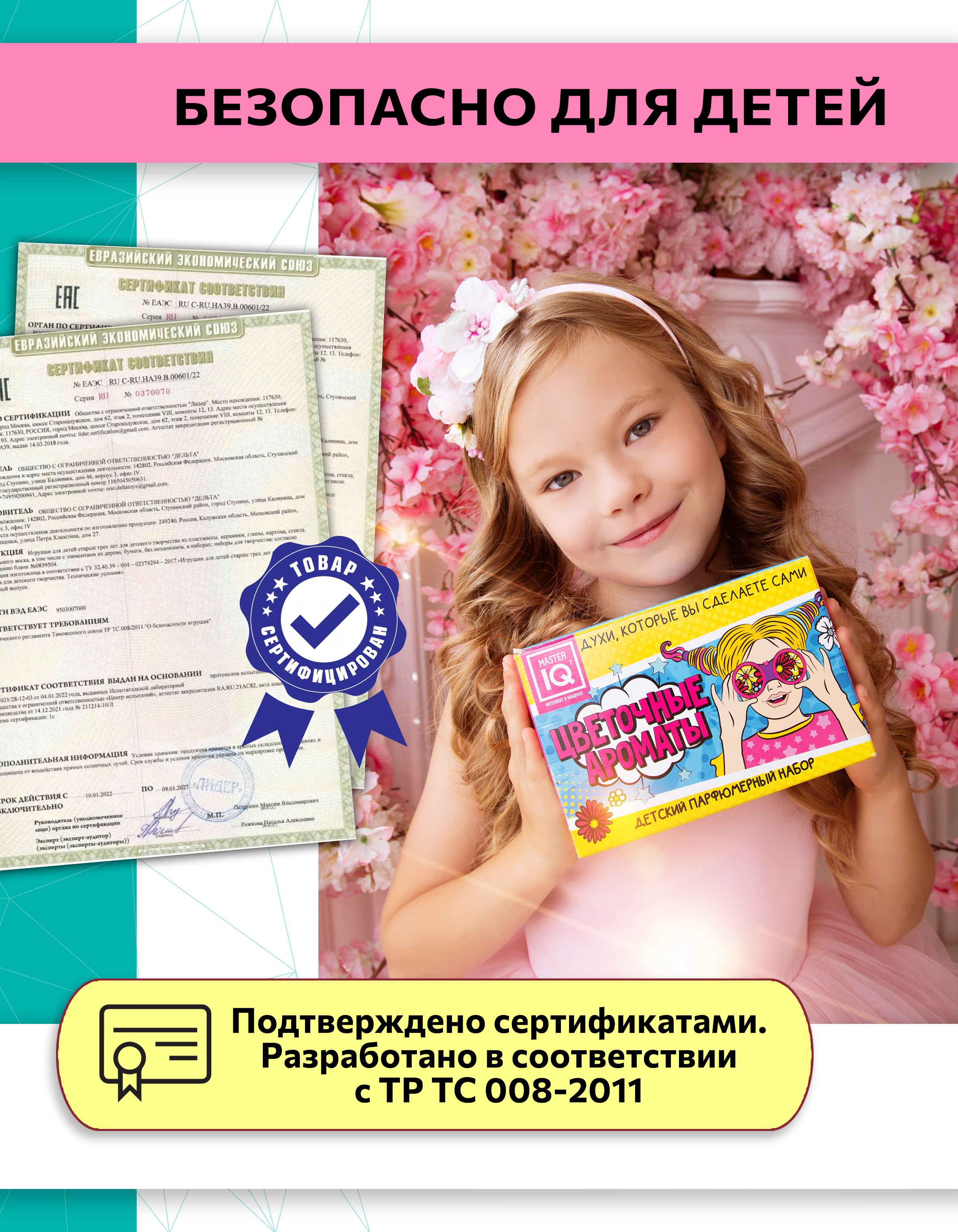 Набор Master IQ2 Цветочные ароматы парфюм - фото 4