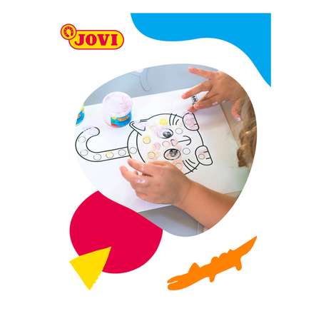 Краски пальчиковые Jovi 6 цв.