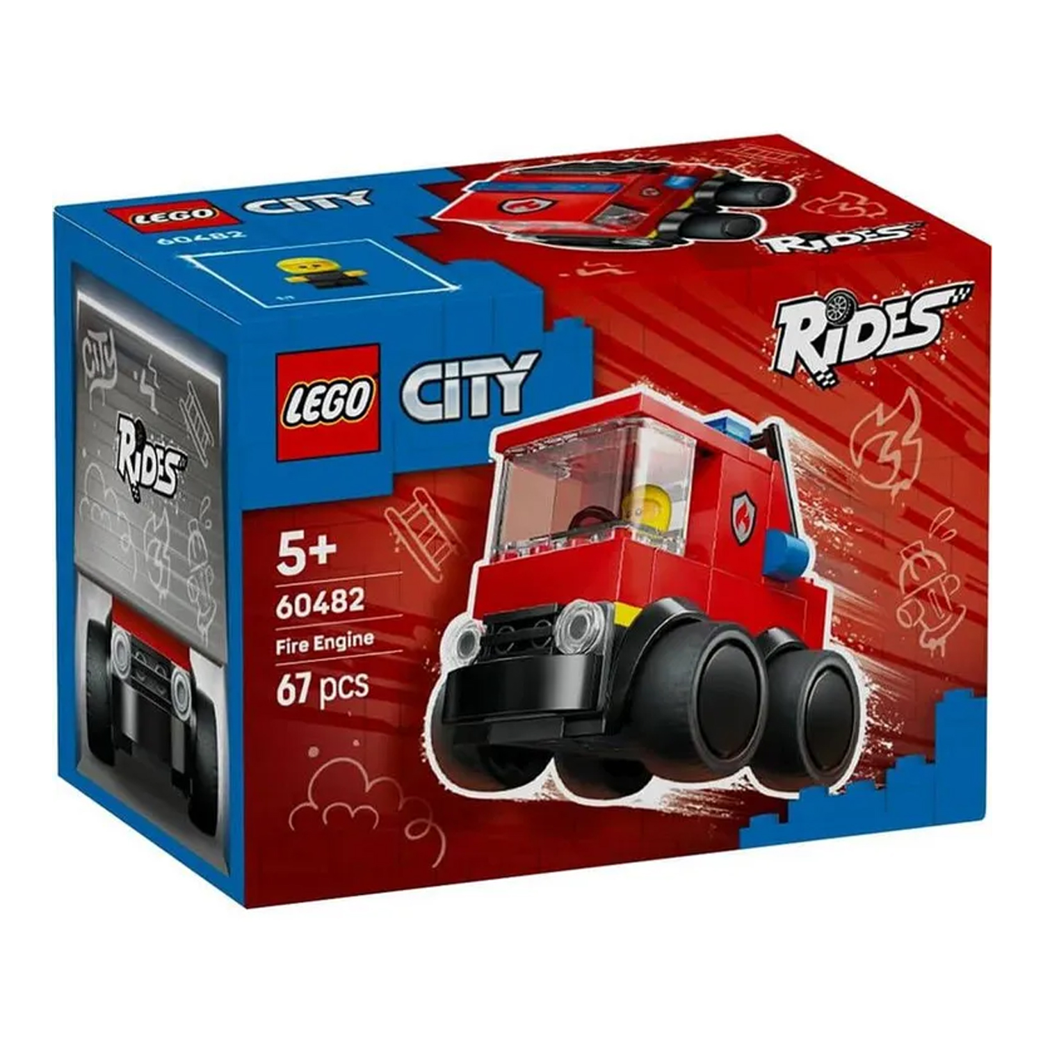 Конструктор LEGO City Пожарная машина 67 дет. - фото 2