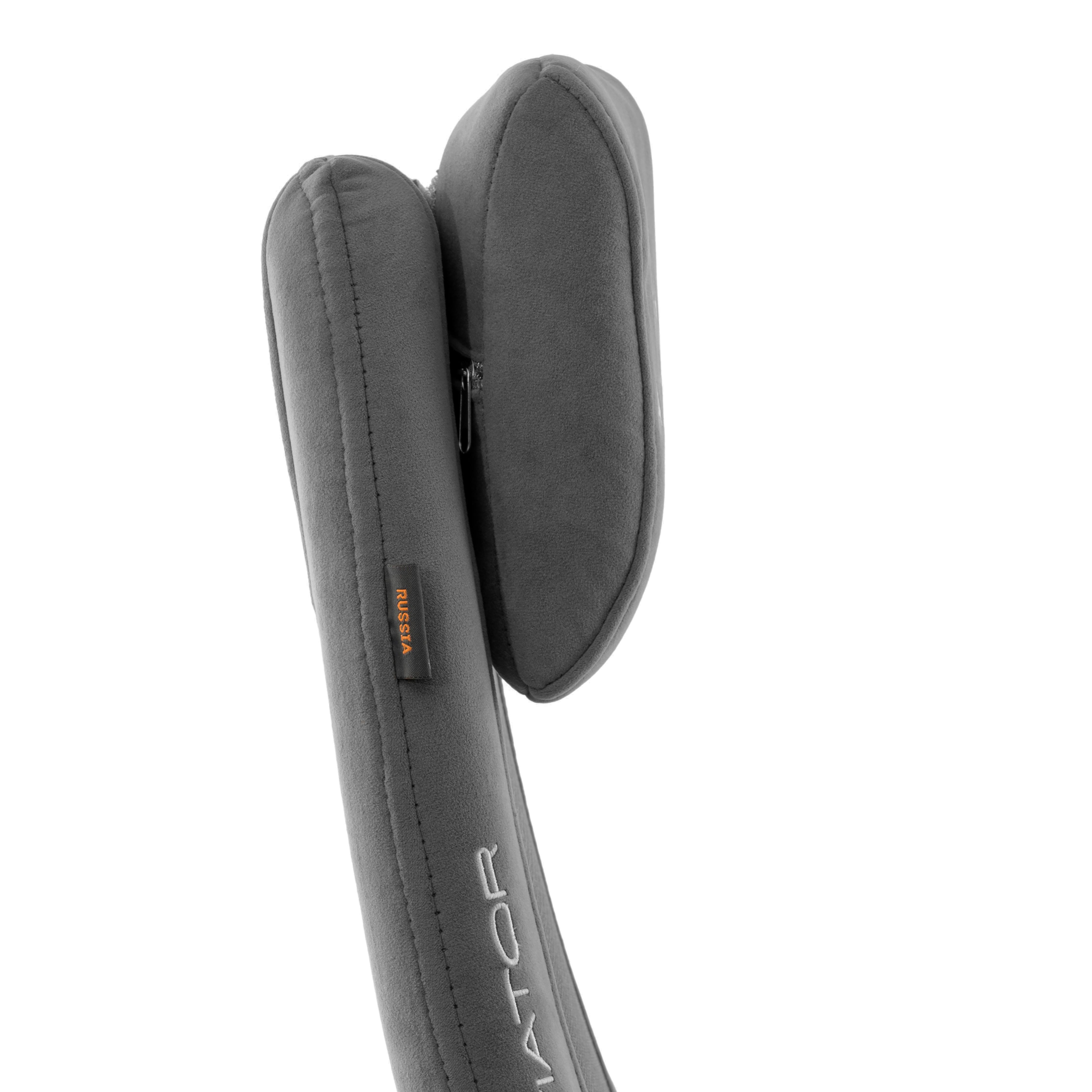 Компьютерное кресло TETCHAIR флок/ткань серый - фото 10