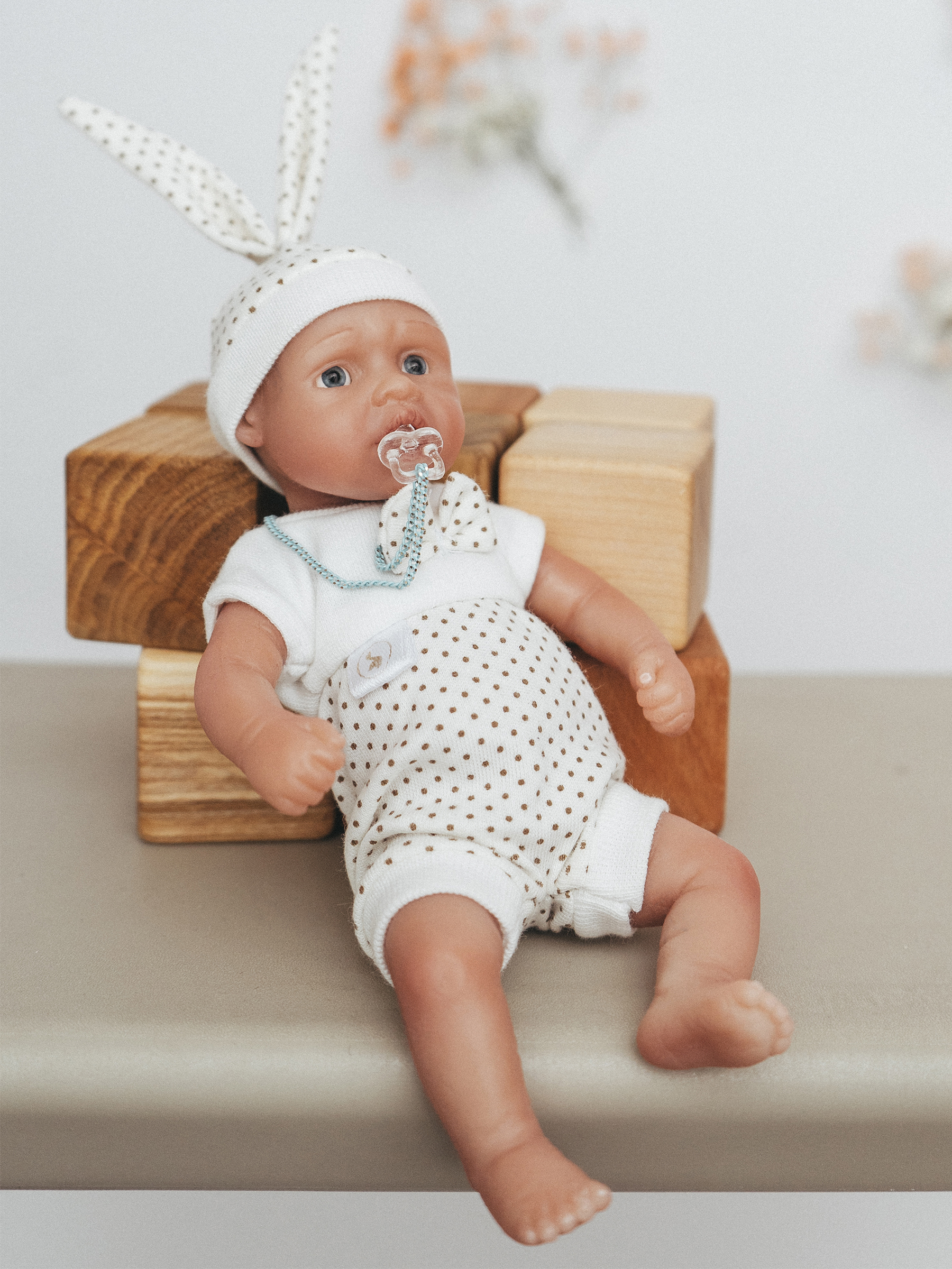 Кукла мини Magic Manufactory Magic baby Пупс реборн мальчик высота 19 см 4631162180918 - фото 7